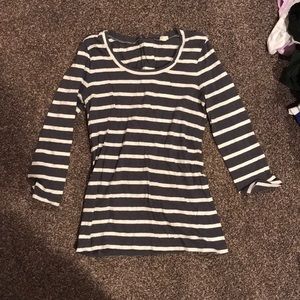 J Crew - 3/4 Sleeve with Back Zipper Detail